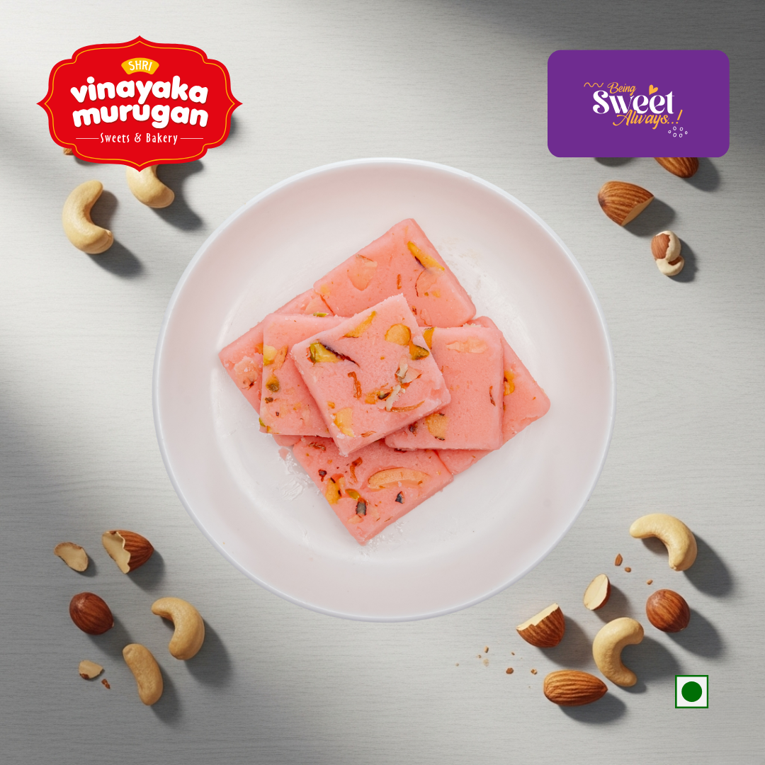 Strawberry Amul Burfi
